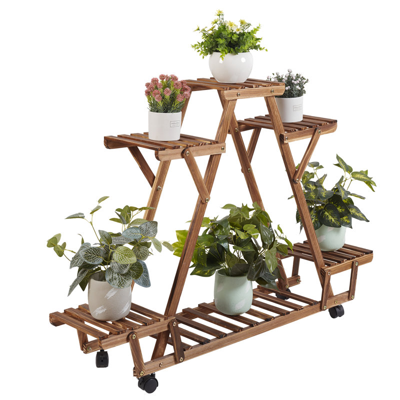 Arlmont & Co. Nicholes Rectangular Multi-Tiered Plant Stand
